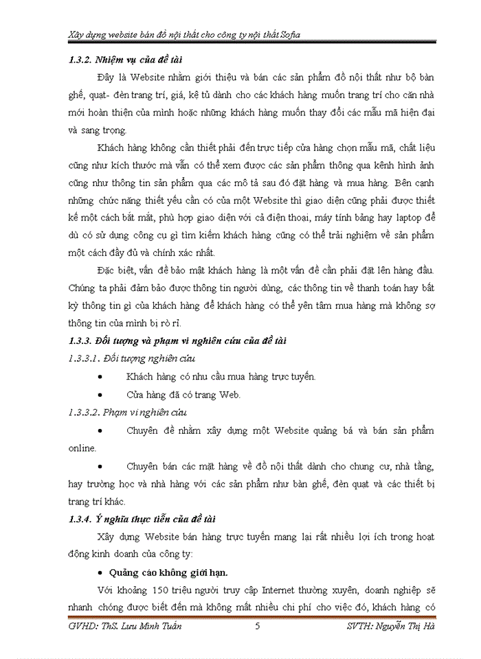 image for page Xây dựng Website bán đồ nội thất cho công ty nội thất Sofia