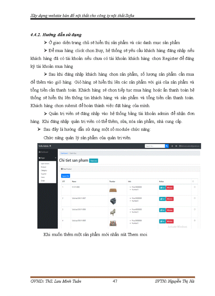 image for page Xây dựng Website bán đồ nội thất cho công ty nội thất Sofia