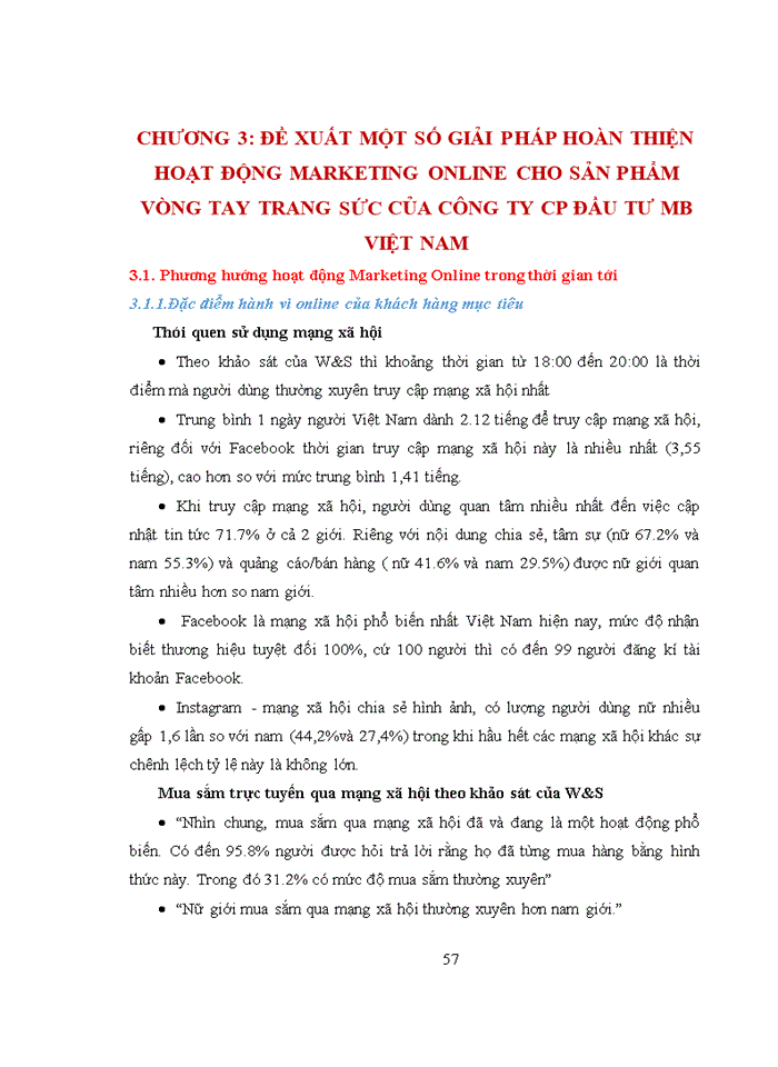 image for page Thực trạng và đề xuất giải pháp hoàn thiện hoạt động marketing online cho sản phẩm vòng tay trang sức tại công ty cổ phần đầu tư mb việt nam