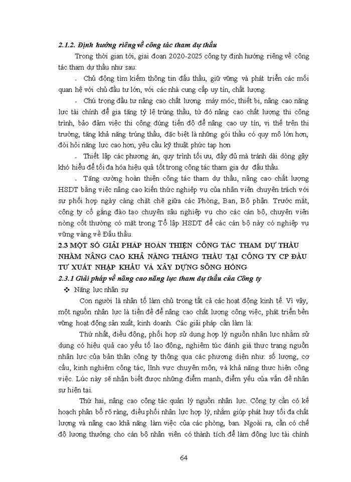 image for page Hoàn thiện công tác tham dự thầu xây lắp của Công ty Cổ phần Đầu tư Xuất nhập khẩu và Xây dựng Sông Hồng