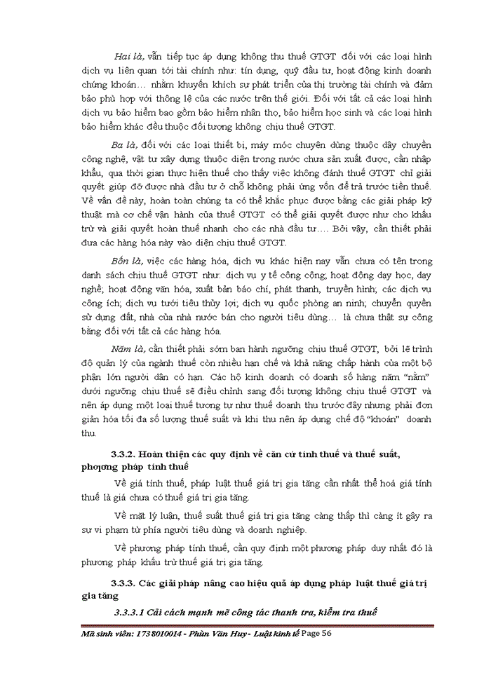 image for page Thực hiện pháp luật về Thuế giá trị gia tăng tại Hợp tác xã Công Nghiệp Vĩnh Hưng