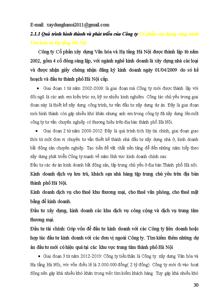 image for page Kế toán thành phẩm, tiêu thụ thành phẩm và xác định kết quả tiêu thụ tại công ty Cổ phần Xây dựng Công trình Văn hóa và Hạ Tầng Hà Nội