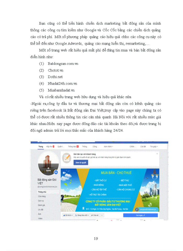 image for page Quản lý bán hàng của công ty cổ phần đầu tư và thương mại bất động sản Đại Việt