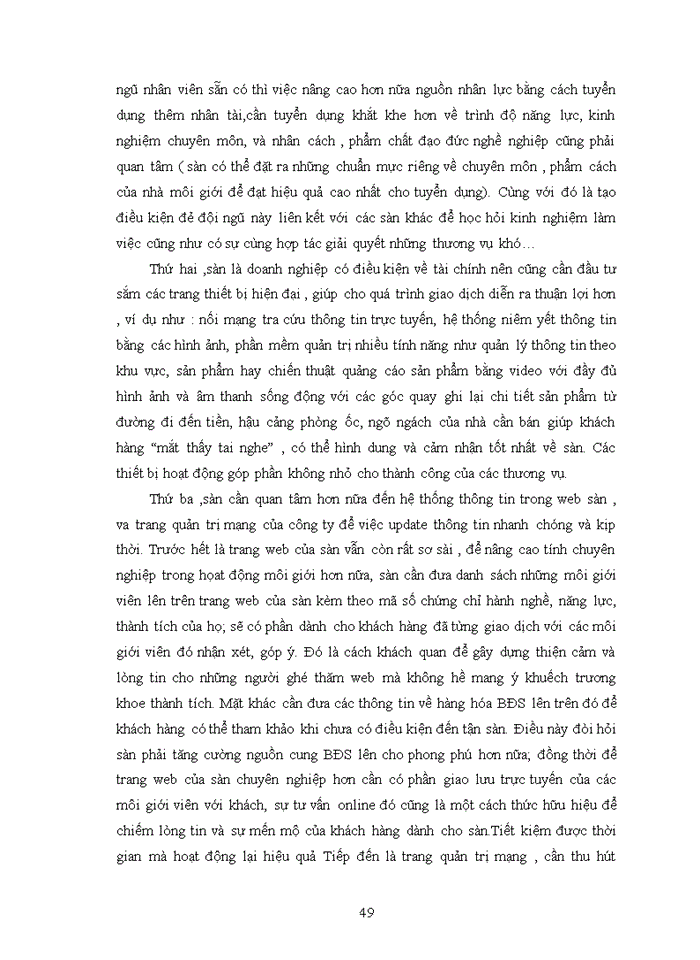 image for page Quản lý bán hàng của công ty cổ phần đầu tư và thương mại bất động sản Đại Việt