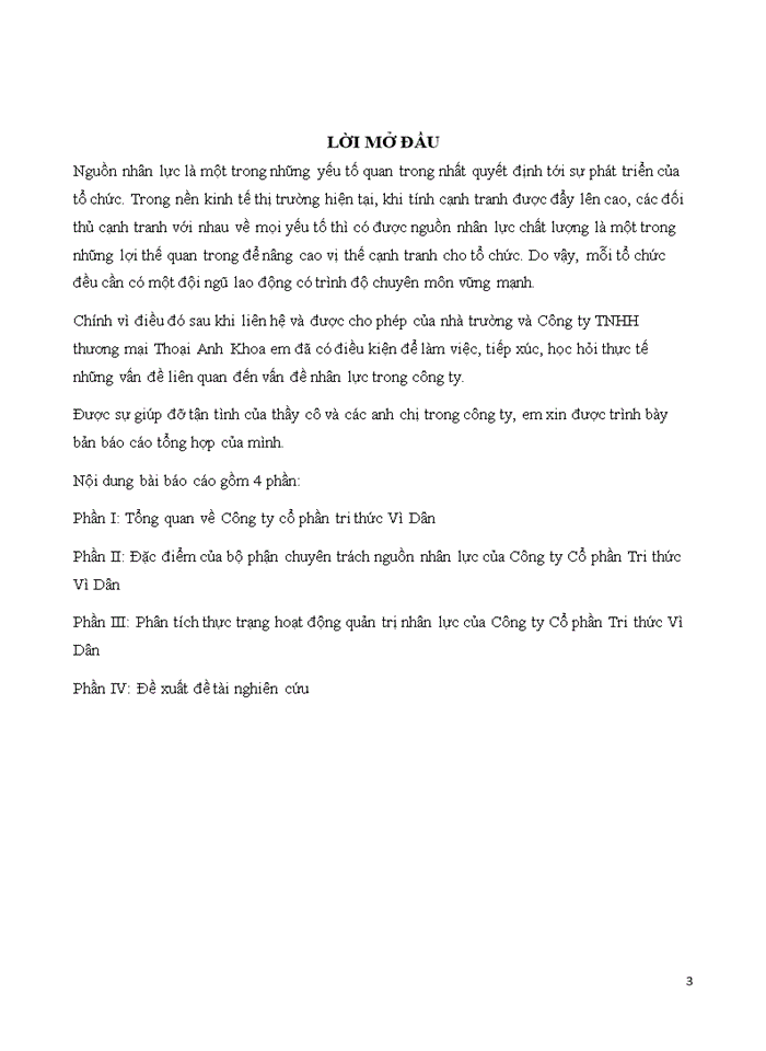 image for page Phân tích thực trạng hoạt động quản trị nhân lực của công ty cổ phần tri thức vì dân