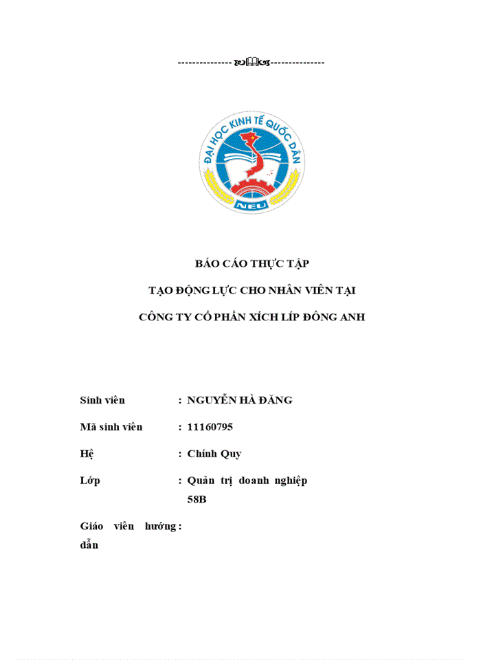 image for page Tạo động lực cho lao động tại Công ty cổ phần Xích Líp Đông Anh