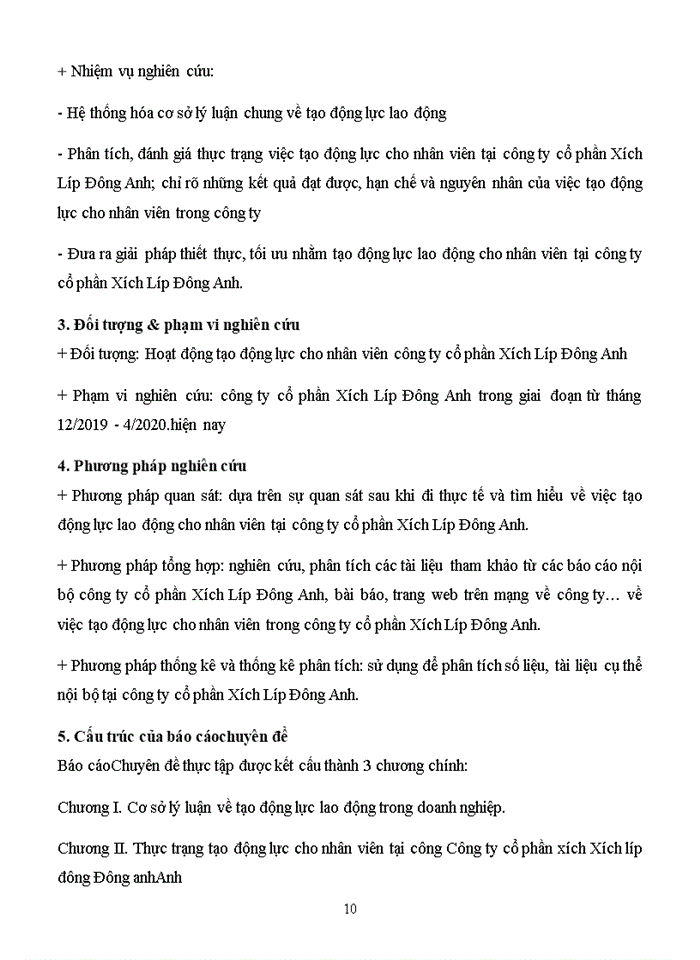 image for page Tạo động lực cho lao động tại Công ty cổ phần Xích Líp Đông Anh