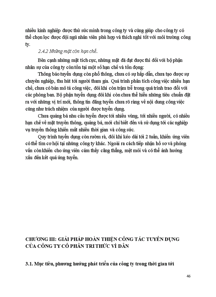 image for page Hoàn thiện công tác tuyển dụng nhân sự tại công ty cổ phần tri thức vì dân