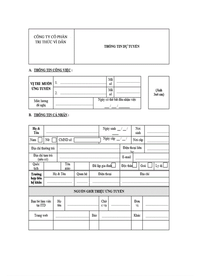 image for page Hoàn thiện công tác tuyển dụng nhân sự tại công ty cổ phần tri thức vì dân