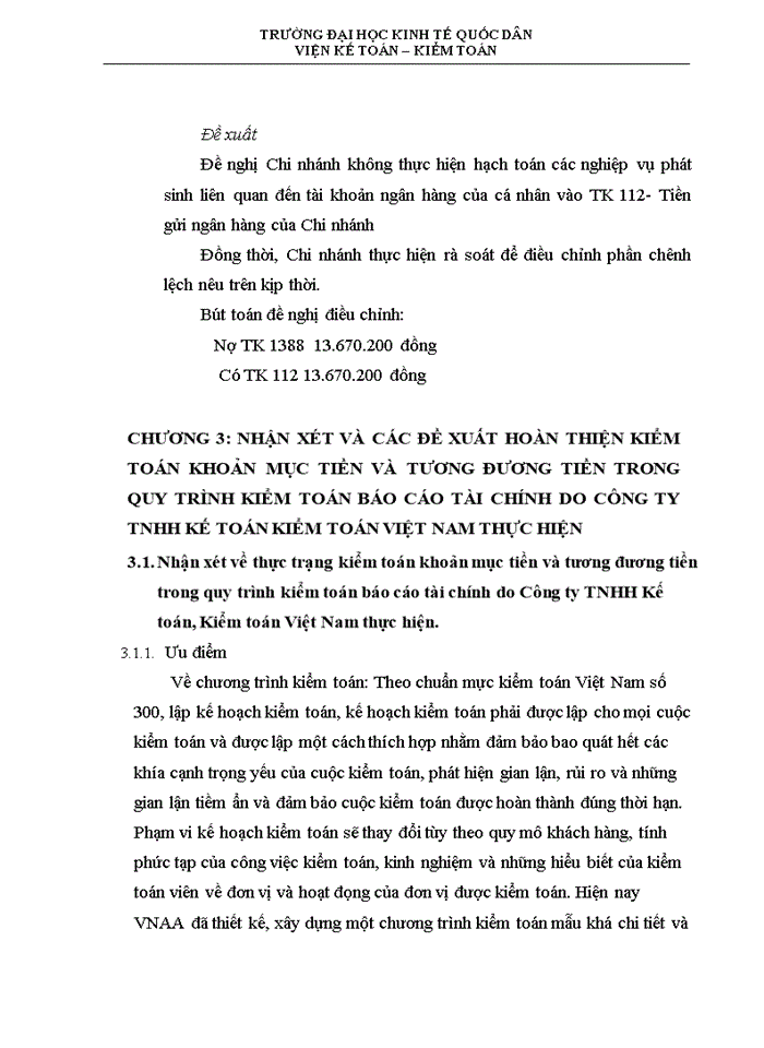 image for page Kiểm toán khoản mục tiền và các khoản tương đương tiền trong kiểm toán báo cáo tài chính