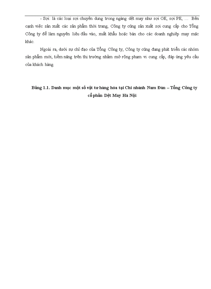 image for page Hoàn thiện kế toán bán hàng và xác định kết quả kinh doanh tại Chi nhánh Nam Đàn - Tổng Công ty Cổ phần Dệt May Hà Nội