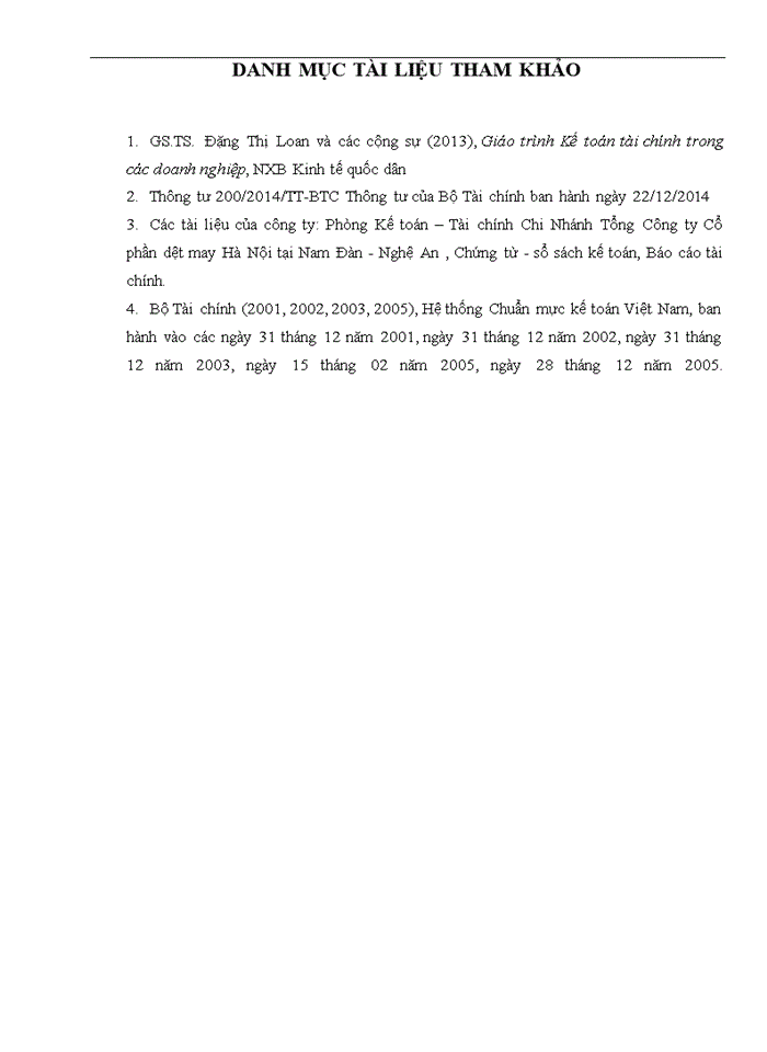 image for page Hoàn thiện kế toán bán hàng và xác định kết quả kinh doanh tại Chi nhánh Nam Đàn - Tổng Công ty Cổ phần Dệt May Hà Nội