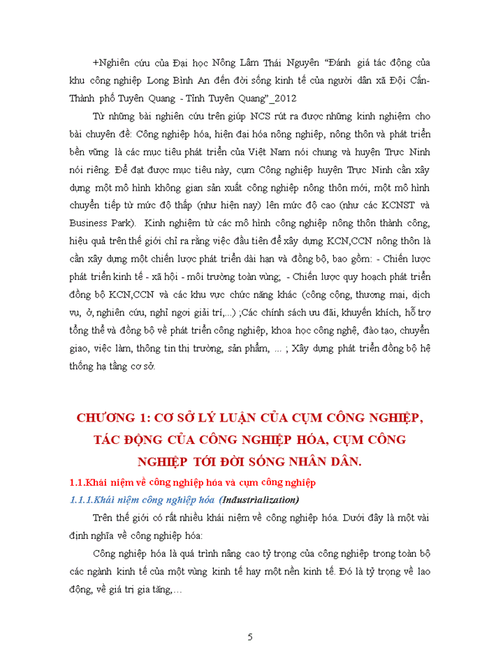 image for page Nghiên cứu tác động của việc xây dựng cụm công nghiệp tới đời sống người dân huyện Trực Ninh