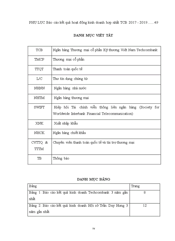 image for page Phát triển hoạt động thanh toán quốc tế tại Hội sở Trần Duy Hưng - Ngân hàng thương mại cổ phần Kỹ Thương Việt Nam Techcombank