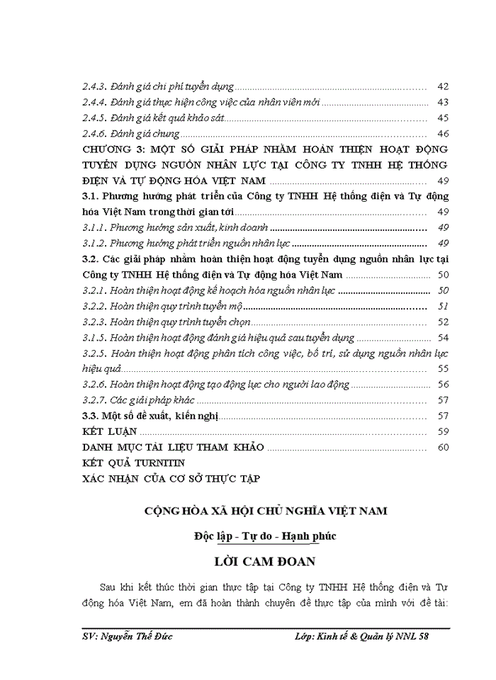 image for page Hoàn thiện hoạt động tuyển dụng nguồn nhân lực tại Công ty TNHH Hệ thống điện và Tự động hóa Việt Nam