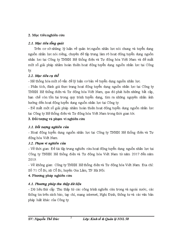 image for page Hoàn thiện hoạt động tuyển dụng nguồn nhân lực tại Công ty TNHH Hệ thống điện và Tự động hóa Việt Nam