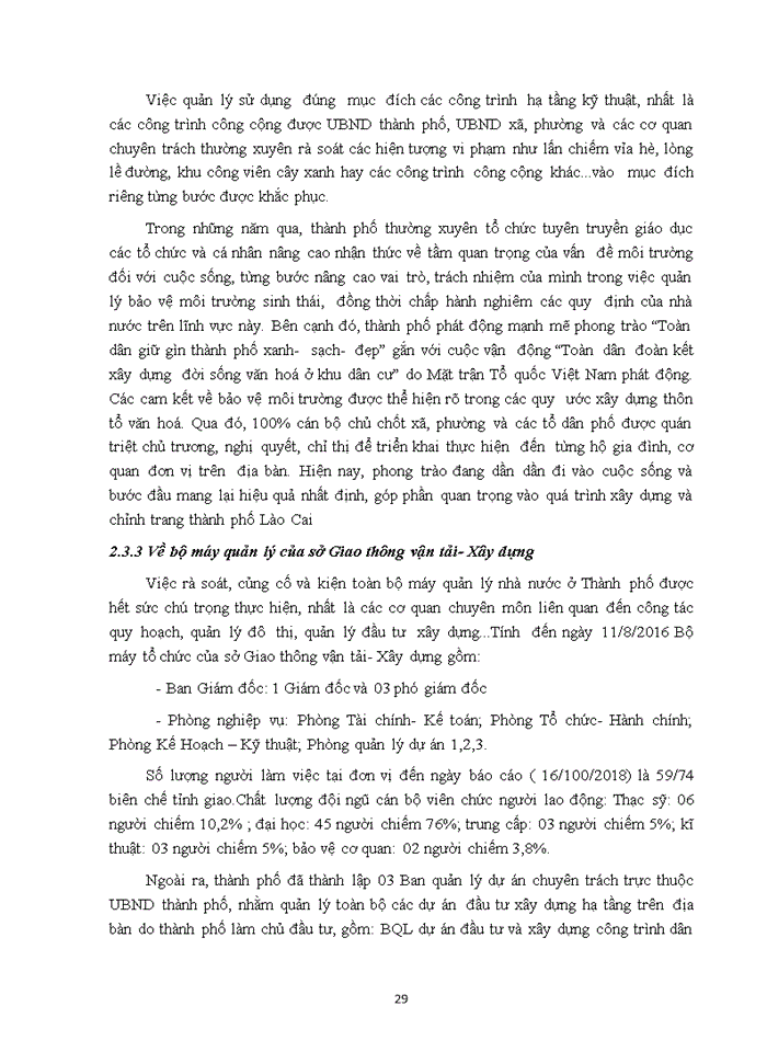 image for page Quản lý nhà nước về hạ tầng đô thị” chưa có một công trình nghiên cứu nào riêng biệt, cụ thể và có hệ thống. Hơn nữa vấn đề “Quản lý hạ tầng đô thị của Thành phố Lào Cai