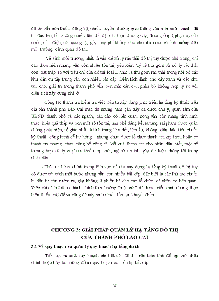 image for page Quản lý nhà nước về hạ tầng đô thị” chưa có một công trình nghiên cứu nào riêng biệt, cụ thể và có hệ thống. Hơn nữa vấn đề “Quản lý hạ tầng đô thị của Thành phố Lào Cai