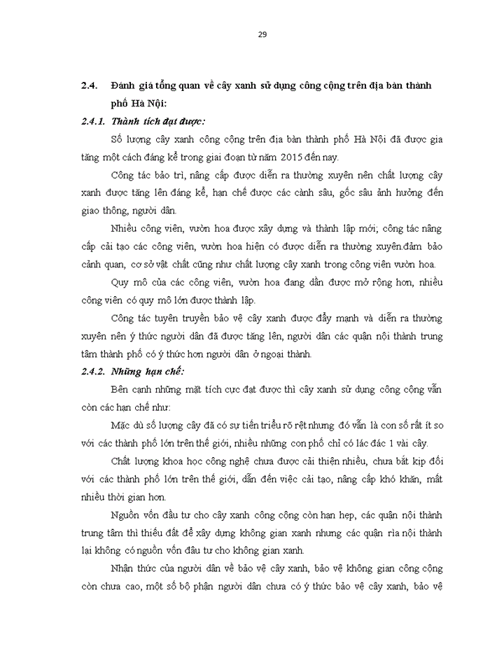 image for page Thực trạng cây xanh sử dụng công cộng đô thị tại thành phố hà nội và giải pháp