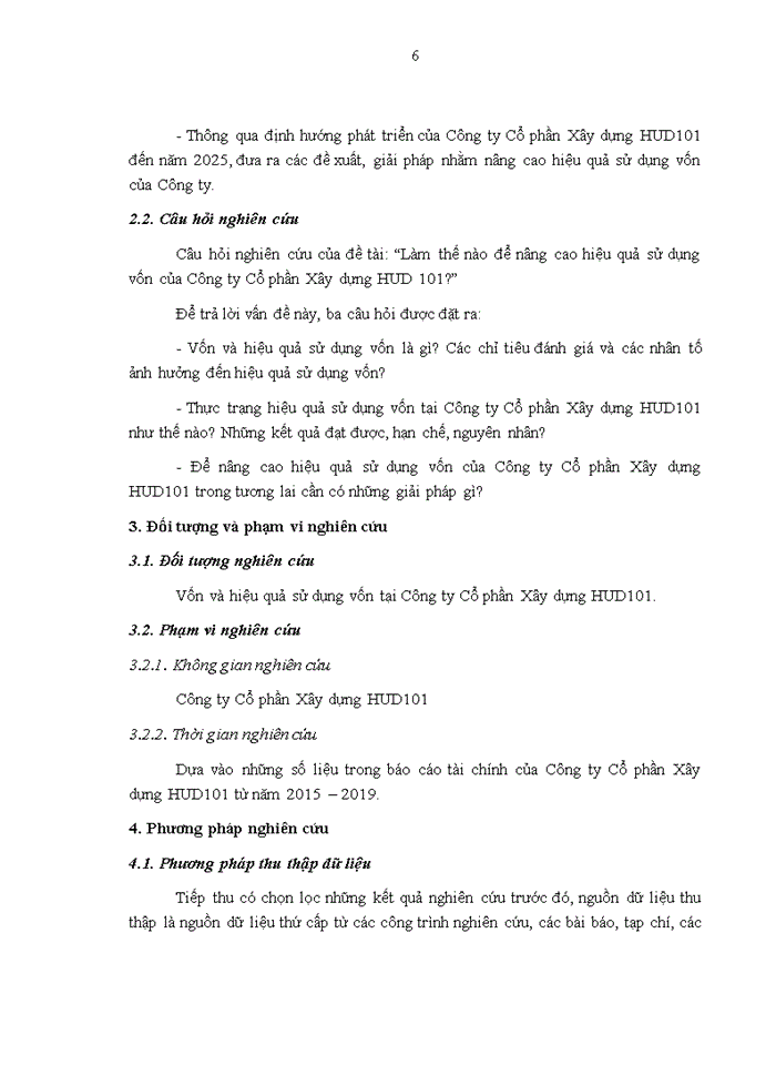 image for page Nâng cao hiệu quả sử dụng vốn tại Công ty Cổ phần Xây dựng HUD101