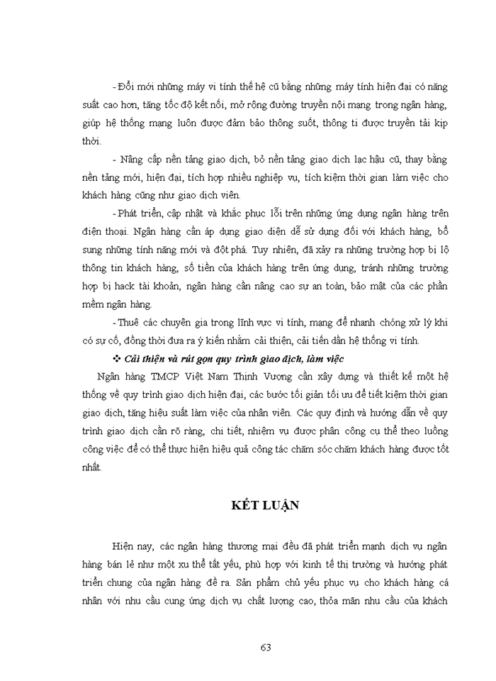 image for page Phát triển dịch vụ ngân hàng bán lẻ tại ngân hàng Thương mại Cổ phần Việt Nam Thịnh vượng- Chi nhánh Kinh Đô