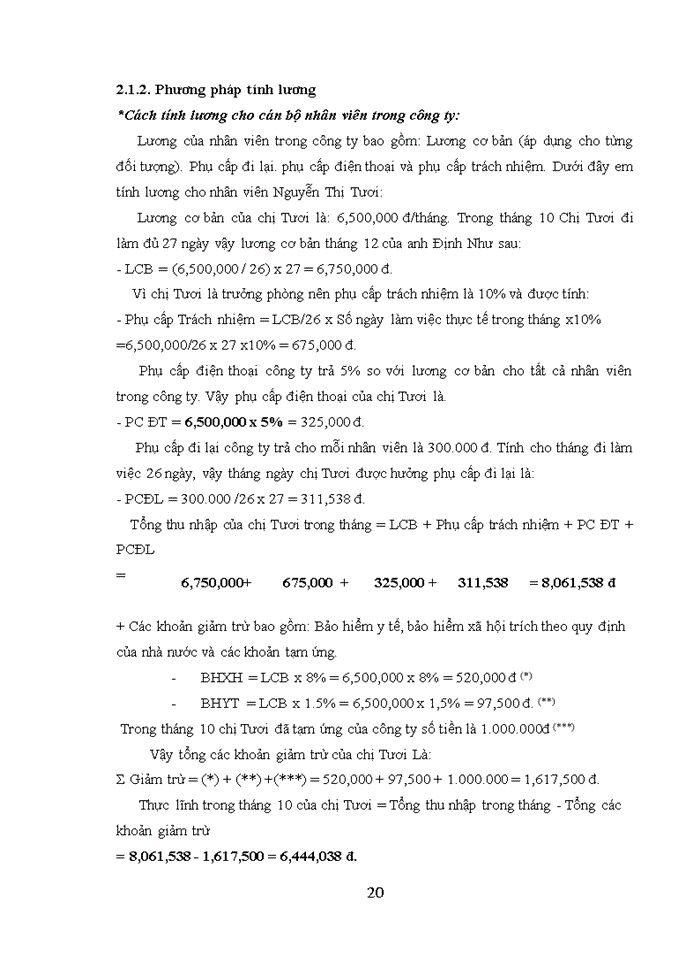 image for page Kế toán tiền lương và các khoản trích theo lương tại công ty cổ phần slighting việt nam