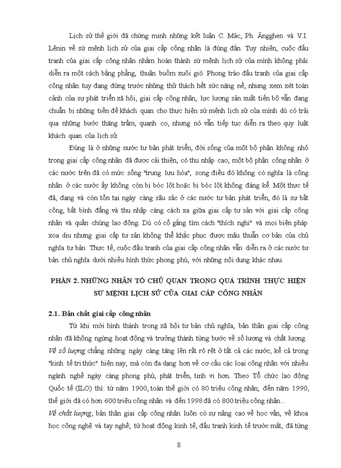 image for page Điều kiện giai cấp công nhân vươn lên thành giai cấp lãnh đạo cách mạng Việt Nam