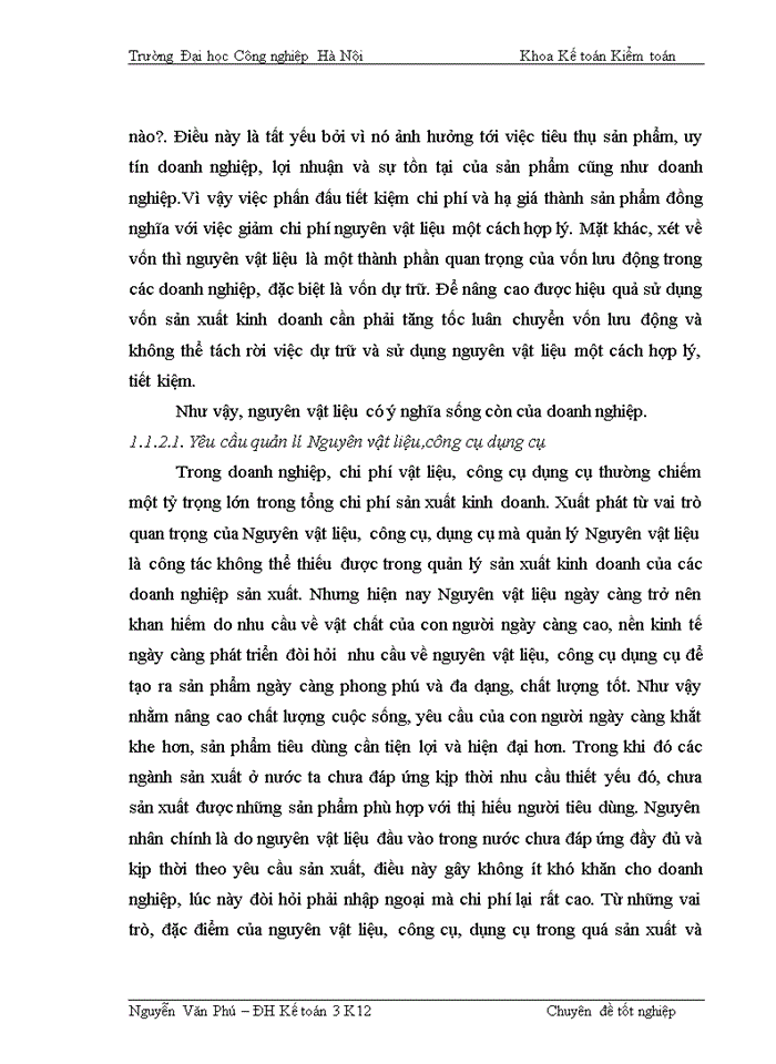 image for page Hoàn thiện công tác kế toán Nguyên vật liệu và Công cụ dụng cụ, tại Công ty cổ phần đầu tư và triển khai công nghệ H2T