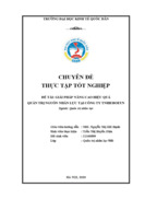 Giải pháp nâng cao hiệu quả quản trị nguồn nhân lực tại Công ty TNHH BOEUN
