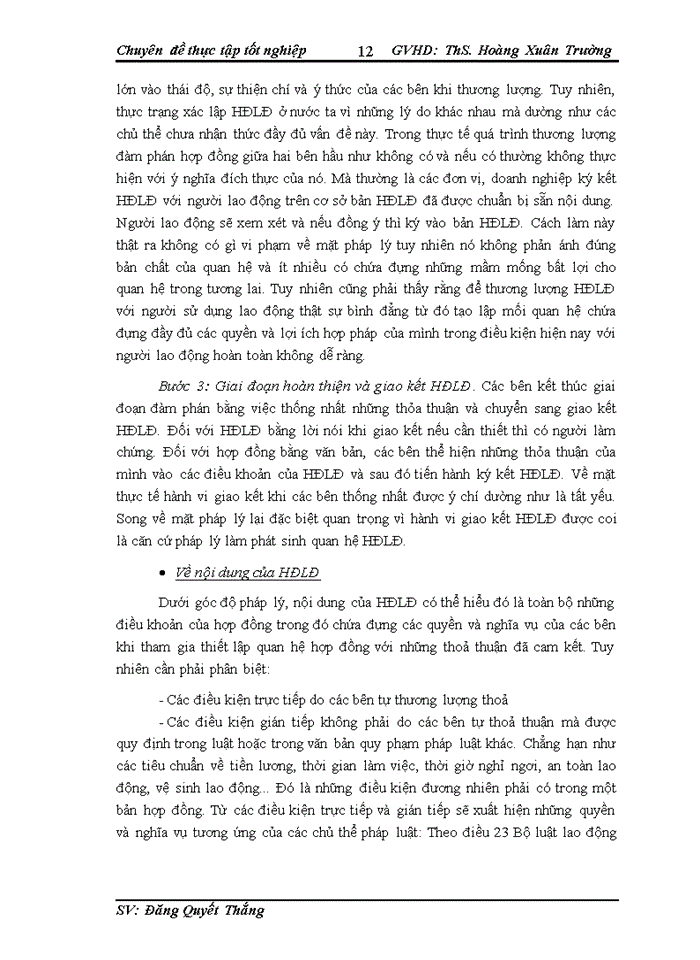 image for page Giao kết và thực hiện hợp đồng lao động và thực tiễn tại công ty tnhh thương mại và dịch vụ đông lý