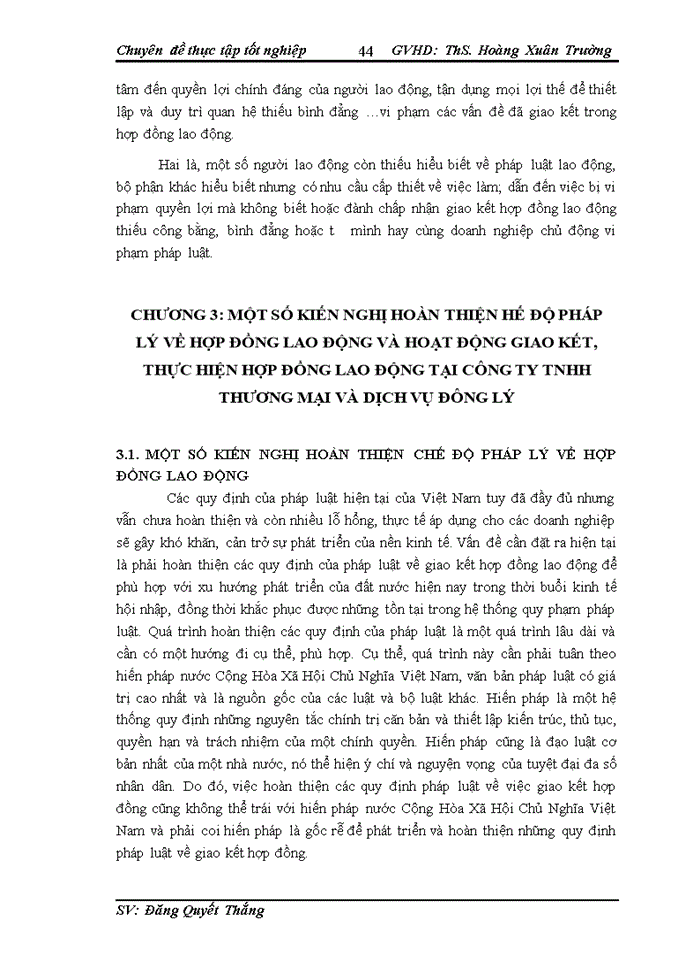 image for page Giao kết và thực hiện hợp đồng lao động và thực tiễn tại công ty tnhh thương mại và dịch vụ đông lý