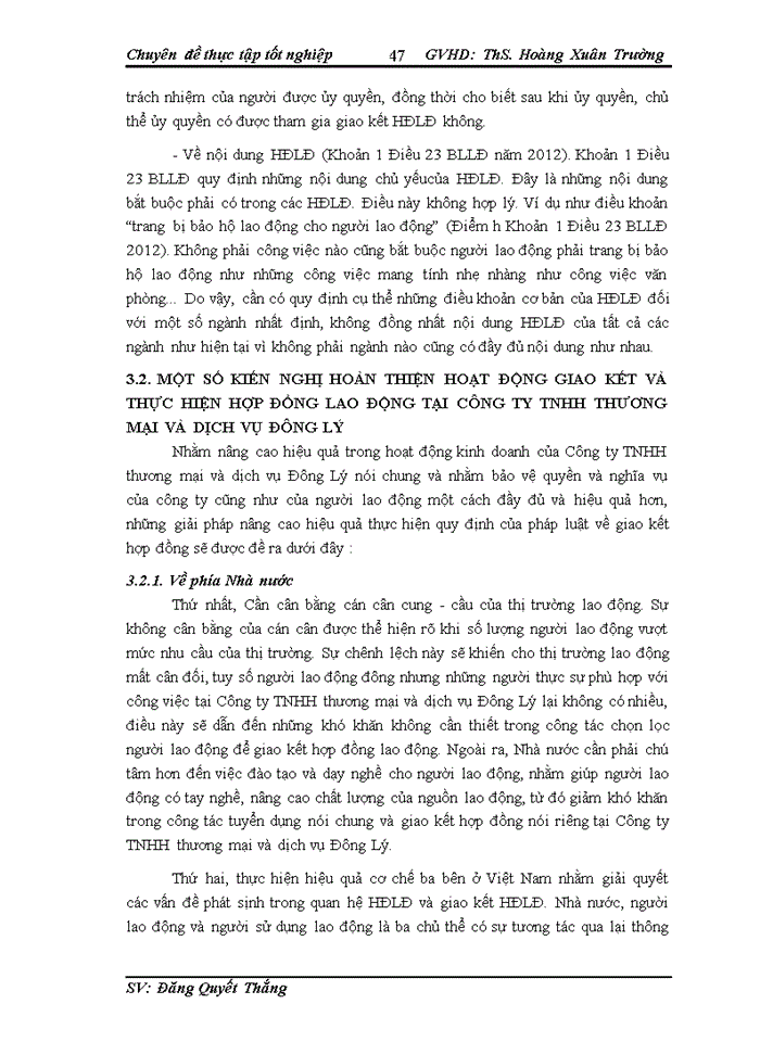image for page Giao kết và thực hiện hợp đồng lao động và thực tiễn tại công ty tnhh thương mại và dịch vụ đông lý