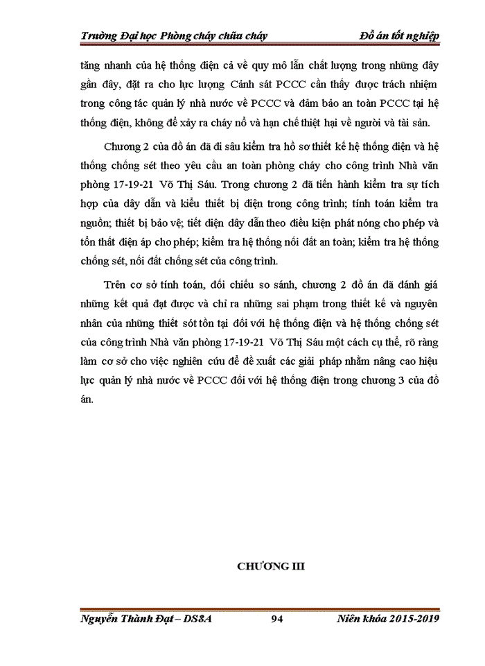 image for page Tính toán, kiểm tra hệ thống điện và hệ thống chống sét theo yêu cầu an toàn phòng cháy đối với Nhà ở cao tầng kết hợp văn phòng - Intracom Riverside