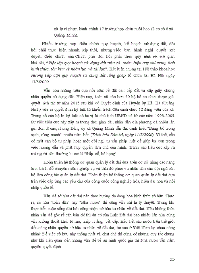 image for page Pháp luật Quản lý nhà nước về đất đai và thực trạng quản lý đất đai tại xã Quảng Minh- Huyện Hải Hà – Tỉnh Quảng Ninh