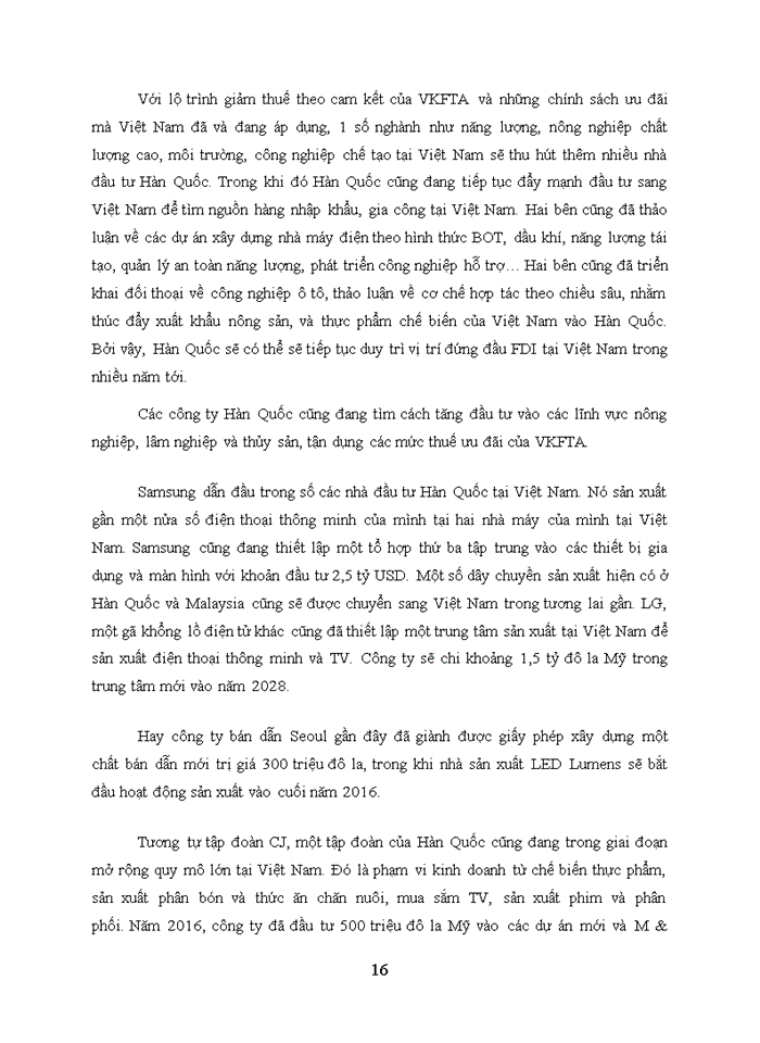 image for page Thu hút FDI Hàn Quốc vào Việt Nam: Thực trạng và triển vọng khi thực thi hiệp định thương mại tự do Việt Nam – Hàn Quốc (VKFTA)