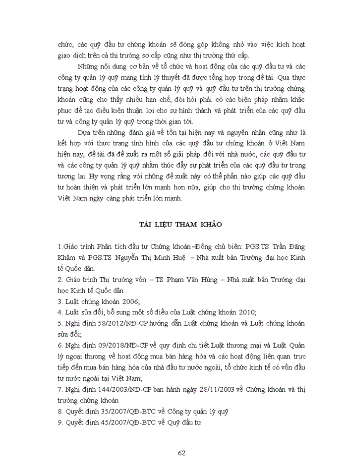 image for page Thực trạng và các giải pháp thúc đẩy sự phát triển của các quỹ đầu tư chứng khoán tại việt nam