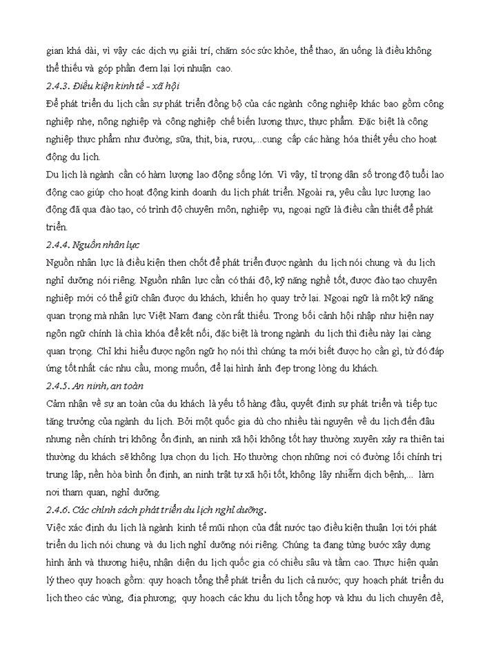 image for page Điều kiện để phát triển du lịch nghỉ dưỡng tại vịnh hạ long và đề xuất một số giải pháp để phát triển du lịch theo hướng bền vững