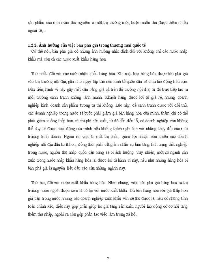 image for page Pháp luật về chống bán phá giá trong tổ chức thương mại thế giới và thực trạng chống bán phá giá của Việt Nam tại thị trường Hoa Kì và EU