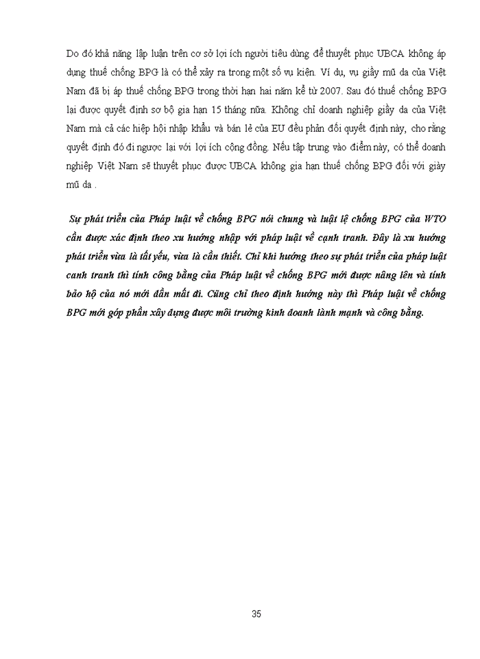image for page Pháp luật về chống bán phá giá trong tổ chức thương mại thế giới và thực trạng chống bán phá giá của Việt Nam tại thị trường Hoa Kì và EU