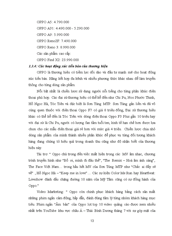 image for page Ảnh hưởng của đại sứ thương hiệu tới hành vi mua điện thoại Oppo