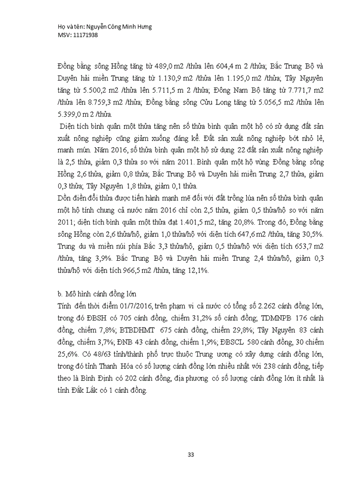 image for page Chính sách tập trung, tích tụ đất đai ở Việt Nam. Thực trạng và giải pháp hoàn thiện