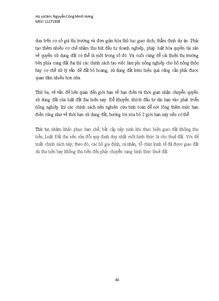 image for page Chính sách tập trung, tích tụ đất đai ở Việt Nam. Thực trạng và giải pháp hoàn thiện
