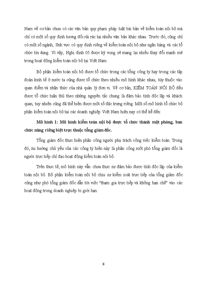 image for page Đảm bảo tính độc lập và nâng cao hiệu quả của kiểm toán nội bộ trong các doanh nghiệp Việt Nam