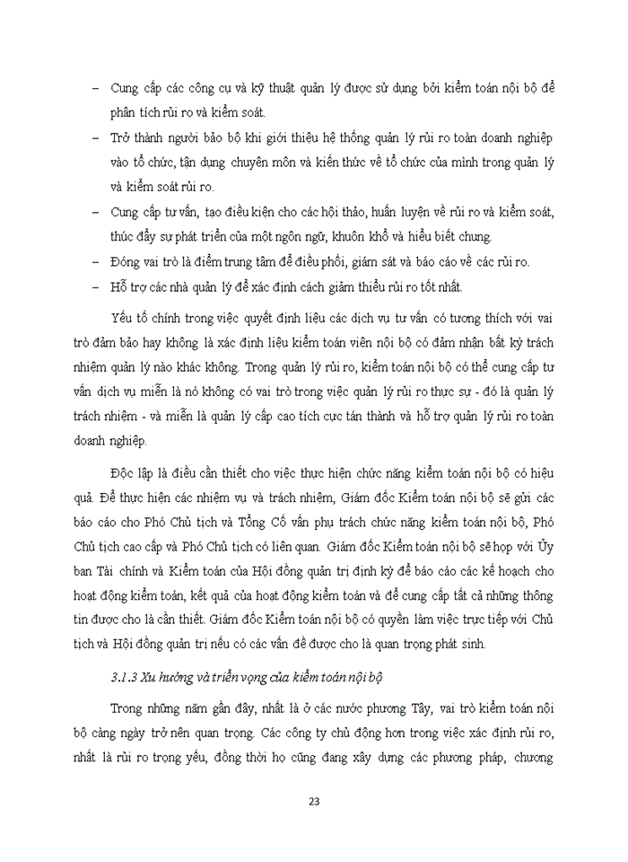 image for page Đảm bảo tính độc lập và nâng cao hiệu quả của kiểm toán nội bộ trong các doanh nghiệp Việt Nam