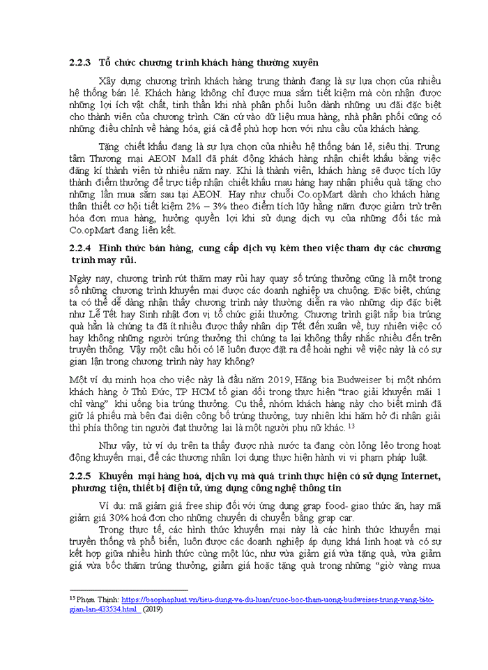 image for page Thực tiễn áp dụng pháp luật về khuyến mại tại Việt Nam