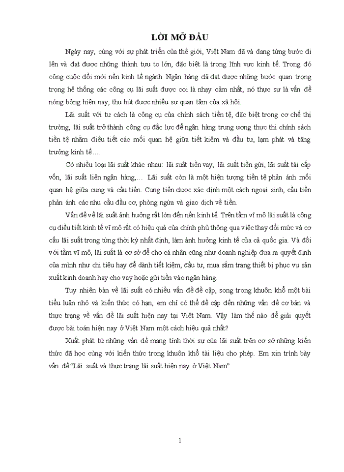 image for page Lãi suất và thực trạng lãi suất hiện nay ở Việt Nam