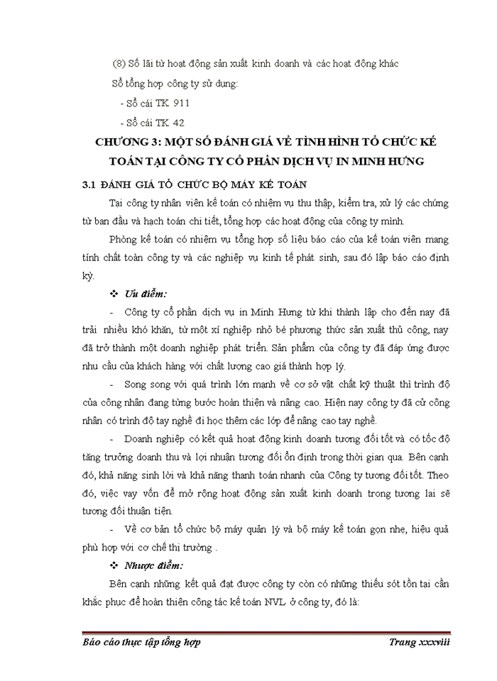 image for page Một số đánh giá về tình hình tổ chức hạch toán kế toán tại công ty