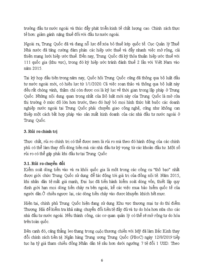 image for page Phân tích các yếu tố liên quan đến từng quốc gia. Đánh giá rủi ro chính trị khi công ty hoạt động tại các quốc gia và đưa ra lựa chọn đầu tư