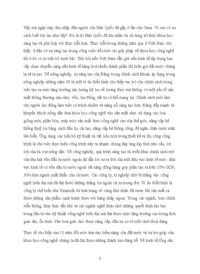 image for page Vai trò của tri thức đối với ý thức và vai trò của tri thức trong hoạt động của con người ở Việt Nam