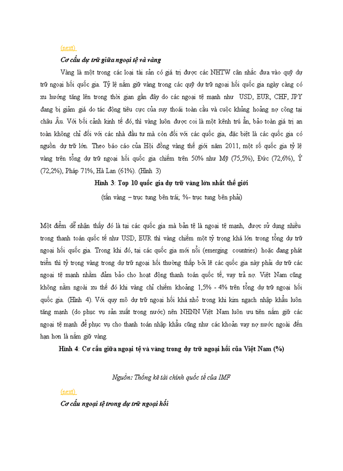 image for page Thực trạng tình hình dự trữ quốc tế của Việt Nam trong giai đoạn 2005-2014